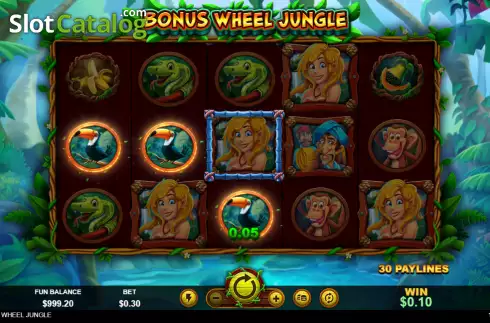 Οθόνη3. Bonus Wheel Jungle Κουλοχέρης 