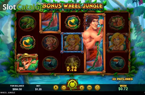 Οθόνη4. Bonus Wheel Jungle Κουλοχέρης 