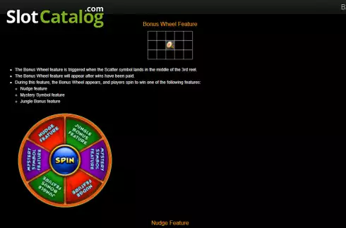 Οθόνη7. Bonus Wheel Jungle Κουλοχέρης 