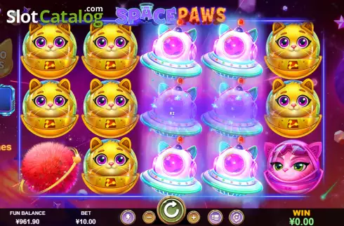 Οθόνη8. Space Paws Κουλοχέρης