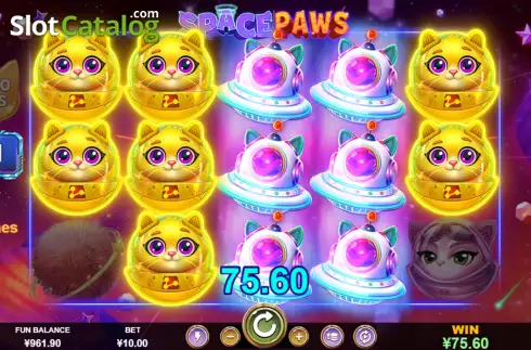 Οθόνη9. Space Paws Κουλοχέρης
