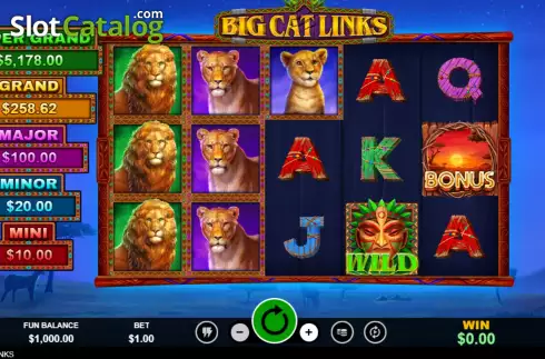 Οθόνη2. Big Cat Links Κουλοχέρης