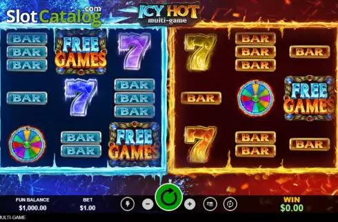 Οθόνη2. Icy Hot Multi-Game Κουλοχέρης
