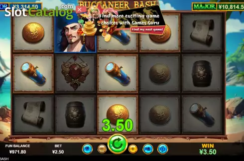 Οθόνη4. Buccaneer Bash Κουλοχέρης