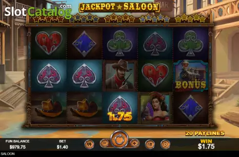 Οθόνη4. Jackpot Saloon Κουλοχέρης