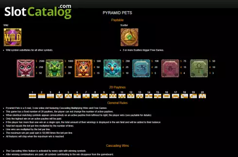 Οθόνη5. Pyramid Pets Κουλοχέρης