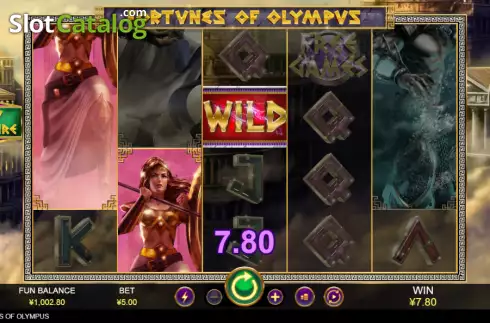 Οθόνη3. Fortune of Olympus (RTG) Κουλοχέρης