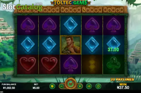 Οθόνη3. Toltec Gems Κουλοχέρης