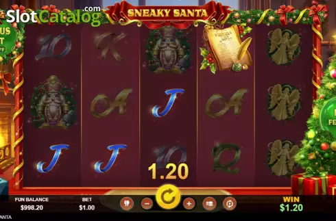 Οθόνη3. Sneaky Santa Κουλοχέρης