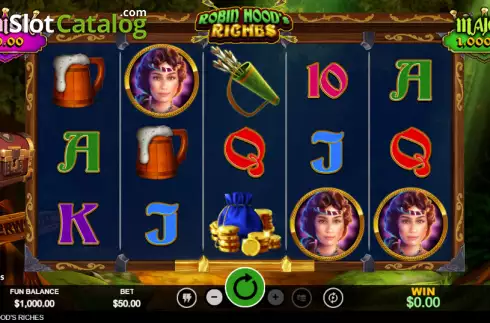 Οθόνη2. Robin Hood's Riches Κουλοχέρης 