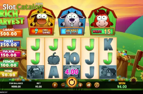 Οθόνη3. Rich Harvest (RTG) Κουλοχέρης