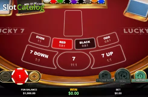 Οθόνη2. Lucky 7 (RTG) Κουλοχέρης