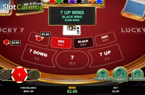 Οθόνη3. Lucky 7 (RTG) Κουλοχέρης