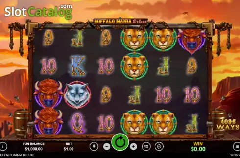 Οθόνη2. Buffalo Mania Deluxe Κουλοχέρης