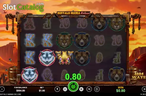 Οθόνη3. Buffalo Mania Deluxe Κουλοχέρης