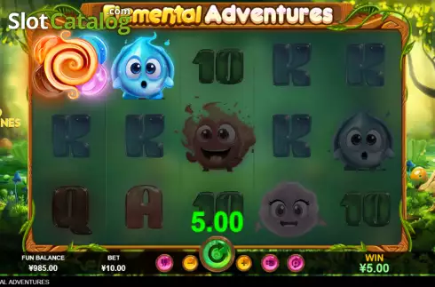 Οθόνη3. Elemental Adventures Κουλοχέρης