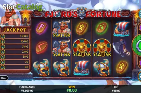 Οθόνη2. Fjord's Fortune Κουλοχέρης