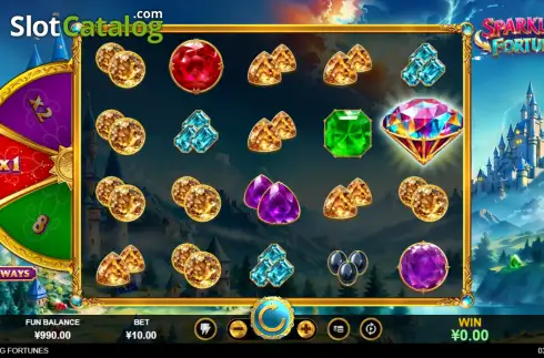 Οθόνη2. Sparkling Fortunes Κουλοχέρης 