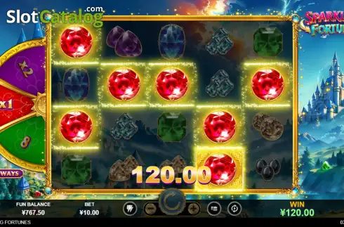 Οθόνη3. Sparkling Fortunes Κουλοχέρης 