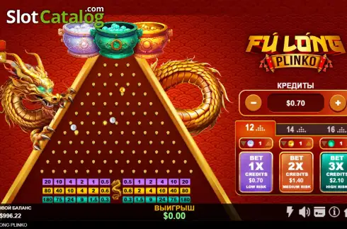 Οθόνη3. Fu Long Plinko Κουλοχέρης
