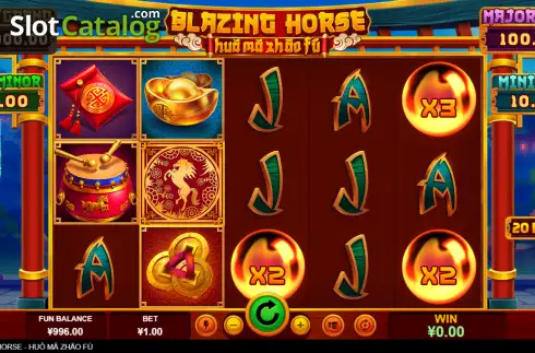 Οθόνη2. Blazing Horses Κουλοχέρης