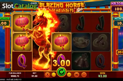 Οθόνη3. Blazing Horses Κουλοχέρης