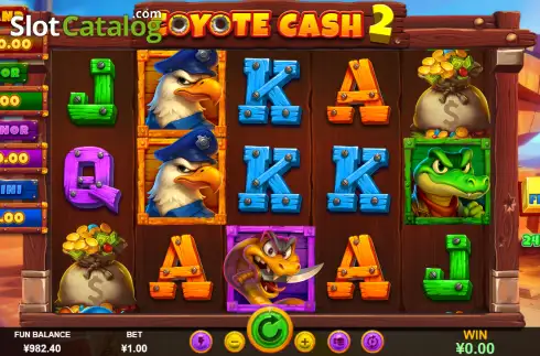 Οθόνη3. Coyote Cash 2 Κουλοχέρης