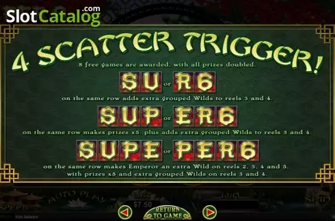 Οθόνη6. Super 6 (RTG) Κουλοχέρης