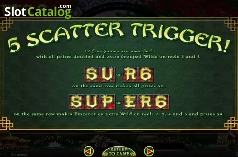 Οθόνη7. Super 6 (RTG) Κουλοχέρης