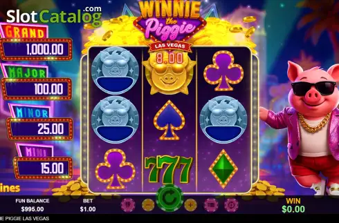 Οθόνη3. Winnie the Piggie Las Vegas Κουλοχέρης