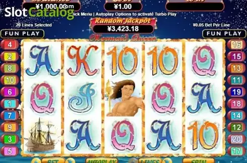 Οθόνη2. Mermaid Queen (RTG) Κουλοχέρης