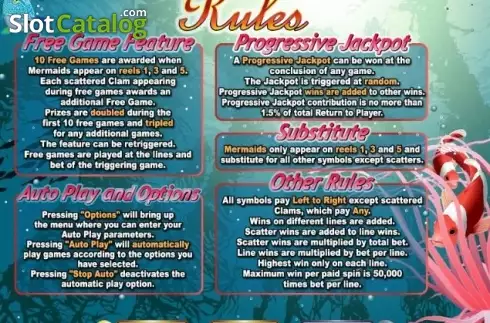 Οθόνη5. Mermaid Queen (RTG) Κουλοχέρης