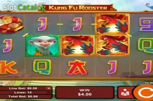 Οθόνη5. Kung Fu Rooster Κουλοχέρης