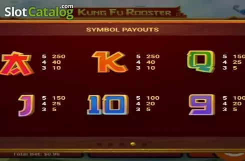 Οθόνη9. Kung Fu Rooster Κουλοχέρης