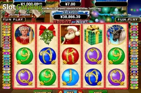 Οθόνη2. Naughty or Nice? Κουλοχέρης