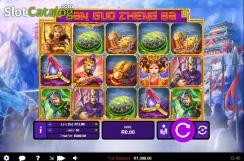 Οθόνη3. Three Kingdom Wars (San Guo Zheng Ba) Κουλοχέρης