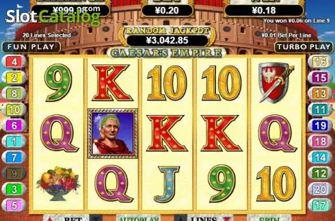Οθόνη3. Caesars Empire Κουλοχέρης