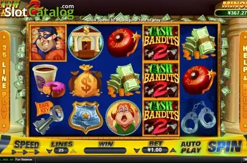 Οθόνη2. Cash Bandits 2 Κουλοχέρης 
