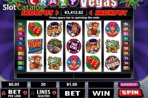 Οθόνη2. Crazy Vegas Κουλοχέρης 