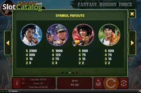 Οθόνη4. Fantasy Mission Force Κουλοχέρης