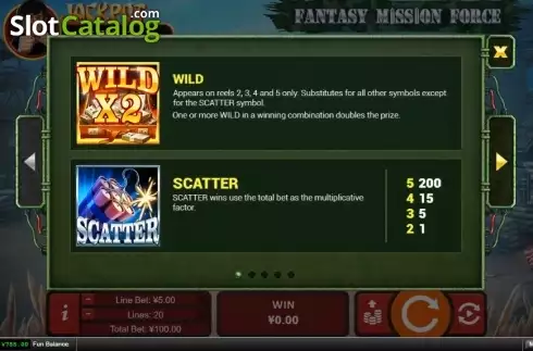 Οθόνη6. Fantasy Mission Force Κουλοχέρης