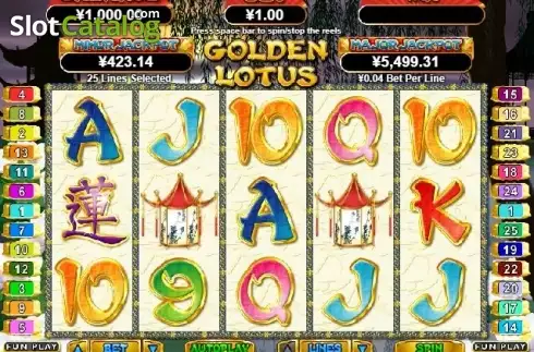Οθόνη2. Golden Lotus (RTG) Κουλοχέρης
