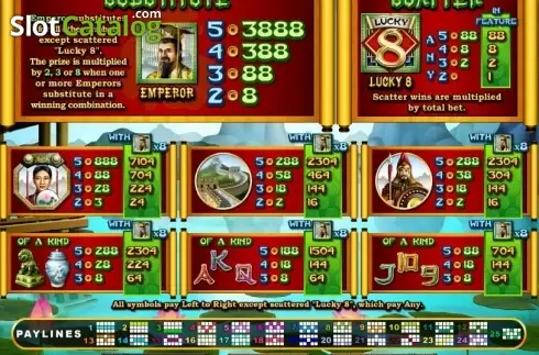 Οθόνη4. Lucky 8 (RTG) Κουλοχέρης