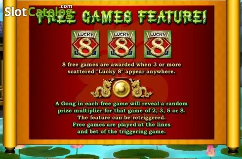 Οθόνη6. Lucky 8 (RTG) Κουλοχέρης