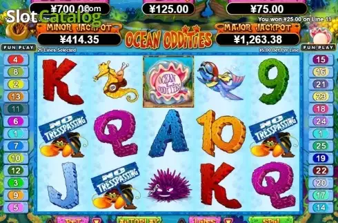 Οθόνη3. Ocean Oddities Κουλοχέρης
