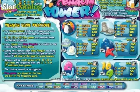 Οθόνη4. Penguin Power Κουλοχέρης
