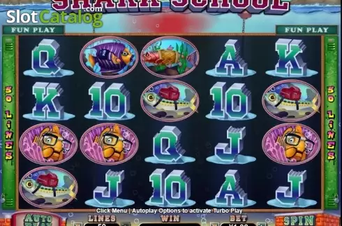 Οθόνη2. Shark School Κουλοχέρης