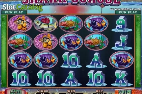 Οθόνη3. Shark School Κουλοχέρης