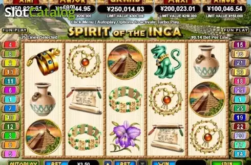 Οθόνη2. Spirit of the Inca Κουλοχέρης 