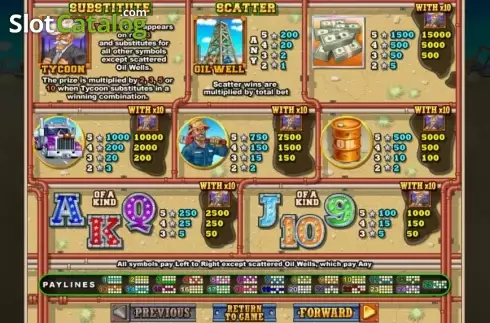 Οθόνη4. Texan Tycoon Κουλοχέρης